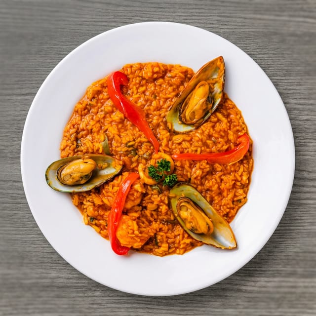Arroz Con Mariscos.