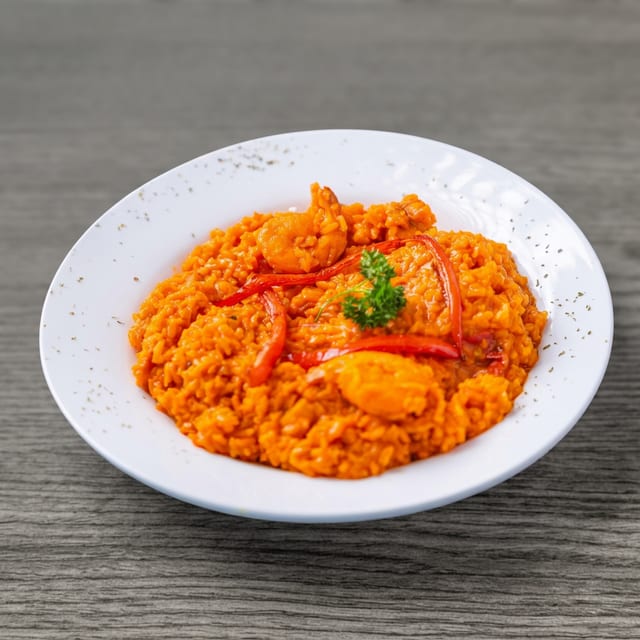 Arroz Con Camarones.