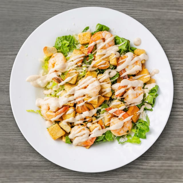 Ensalada César De Camarones.
