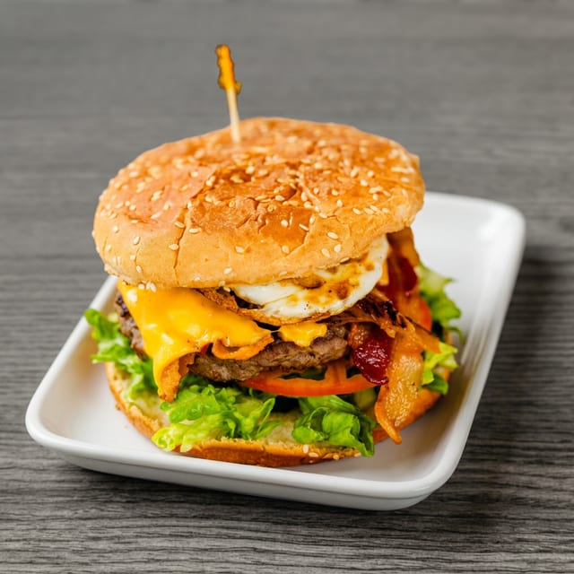 Hamburguesa de la Casa.