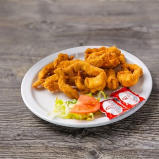 Deditos De Pollo con Papitas  Fritas