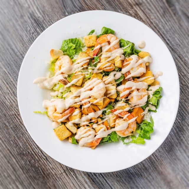 Ensalada César De Camarones.