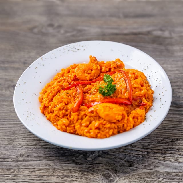 Arroz Con Camarones.