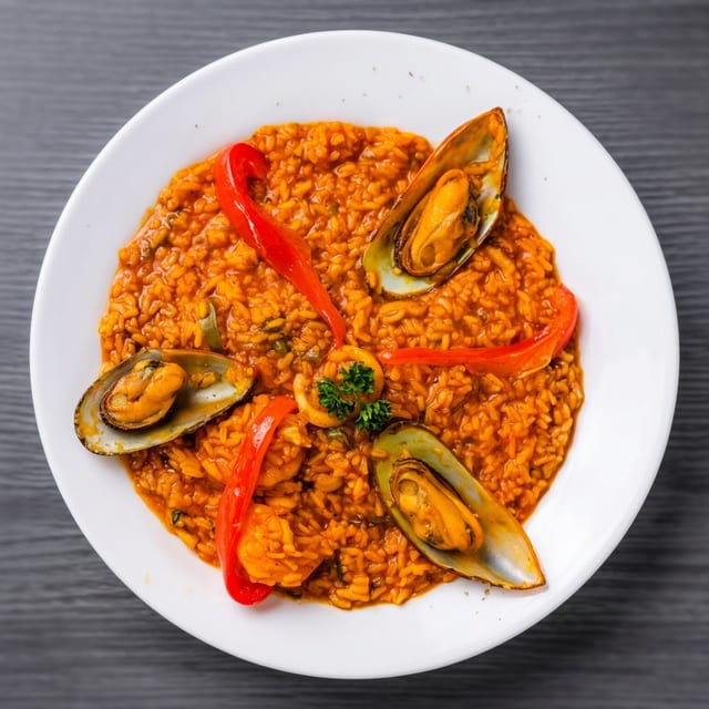 Arroz Con Mariscos.