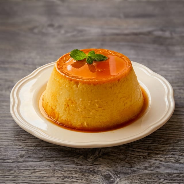 Flan De Leche.